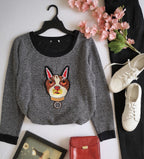 Blusa manga larga