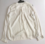Palazzo traslapado con blusa de chifon