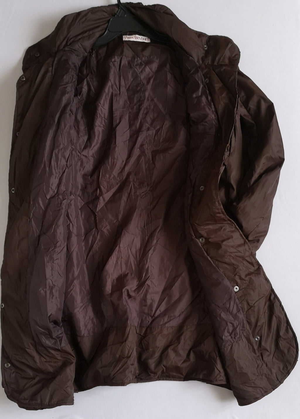 Abrigo tipo impermeable