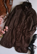 Abrigo tipo impermeable