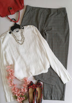 Pantalón semiformal con suéter