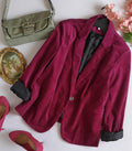 Blazer de terciopelo