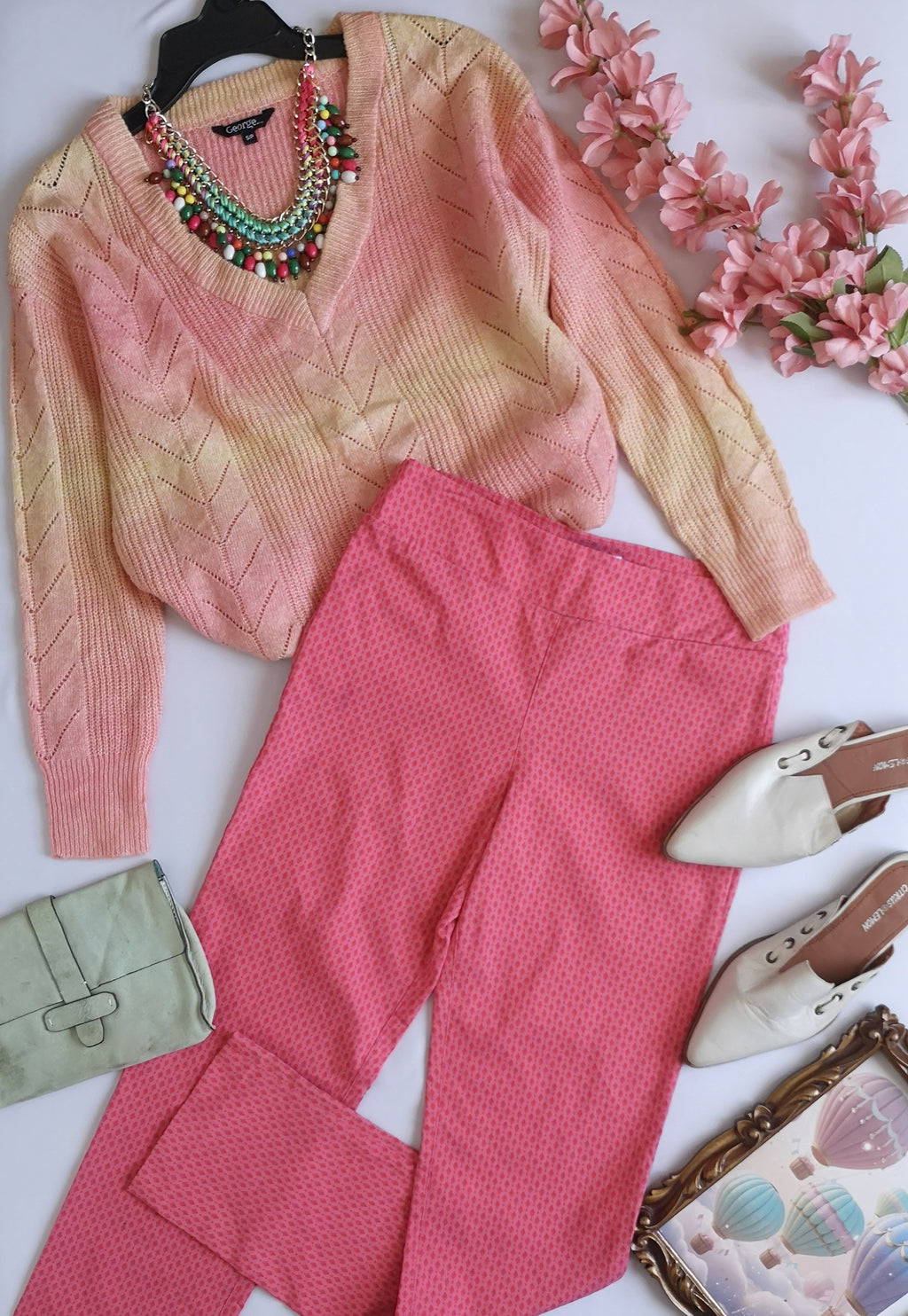 Sueter tejido con pantalón stresh