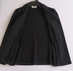 Blazer tela suave con pantalón cintura alta