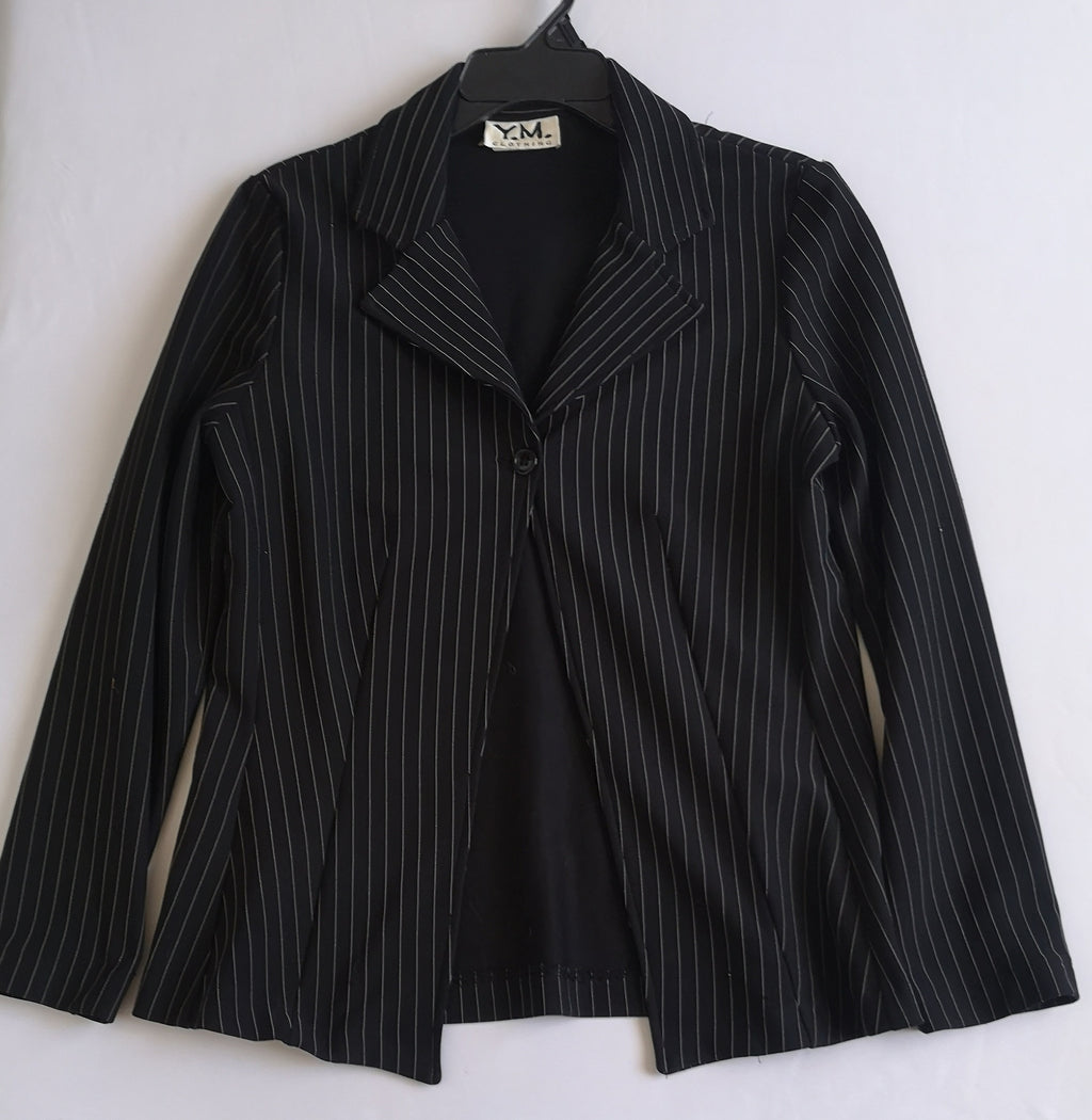 Blazer tela suave con pantalón cintura alta