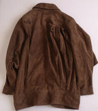 Chaqueta de cuero con paletones