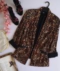 Blazer animal print