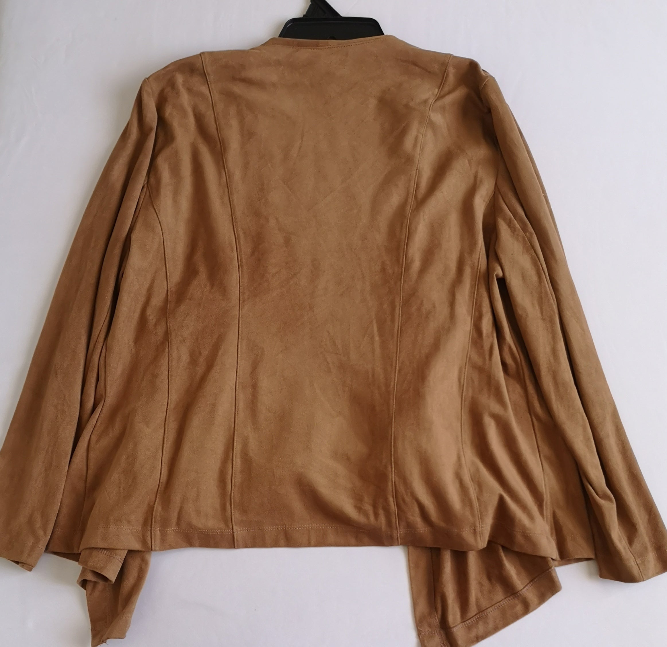 Chaqueta piel de durazno con bolsas