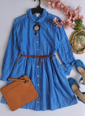 Vestido bordado inglés incluye cincho