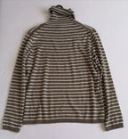 Blusa cuello alto con pantalón tela piel de durazno