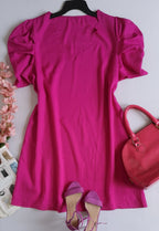 Vestido holgado mangas bombachas