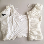 Blusa con zipper atrás y pantalón tipo Culotte