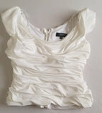 Blusa con zipper atrás y pantalón tipo Culotte