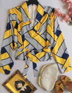 Blusa mangas bombachas