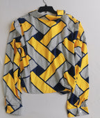 Blusa mangas bombachas