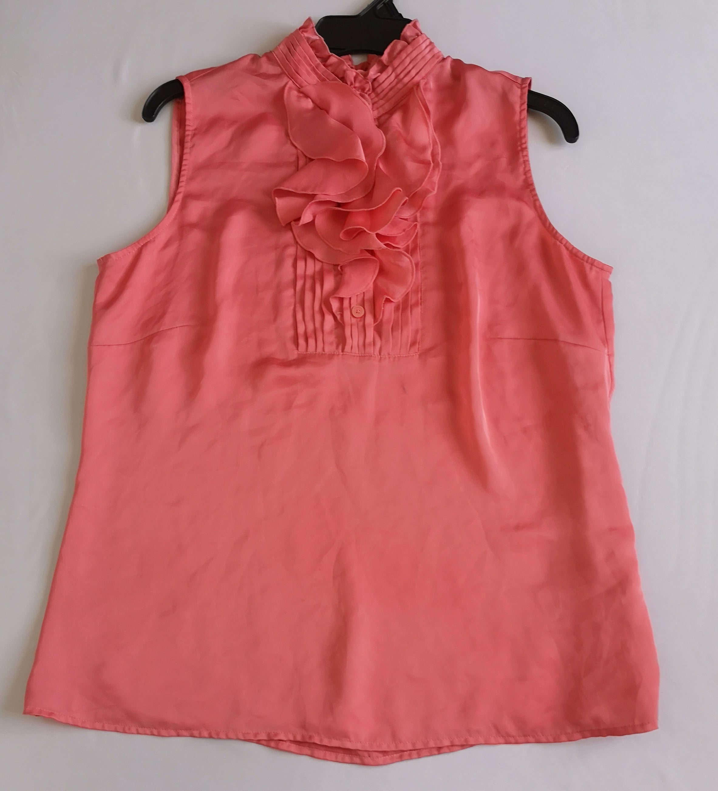 Blusa con olanes y pantalón tipo seda ⚓
