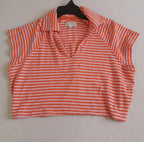 Blusa corta y pantalón ancho d ellas caderas ⚓