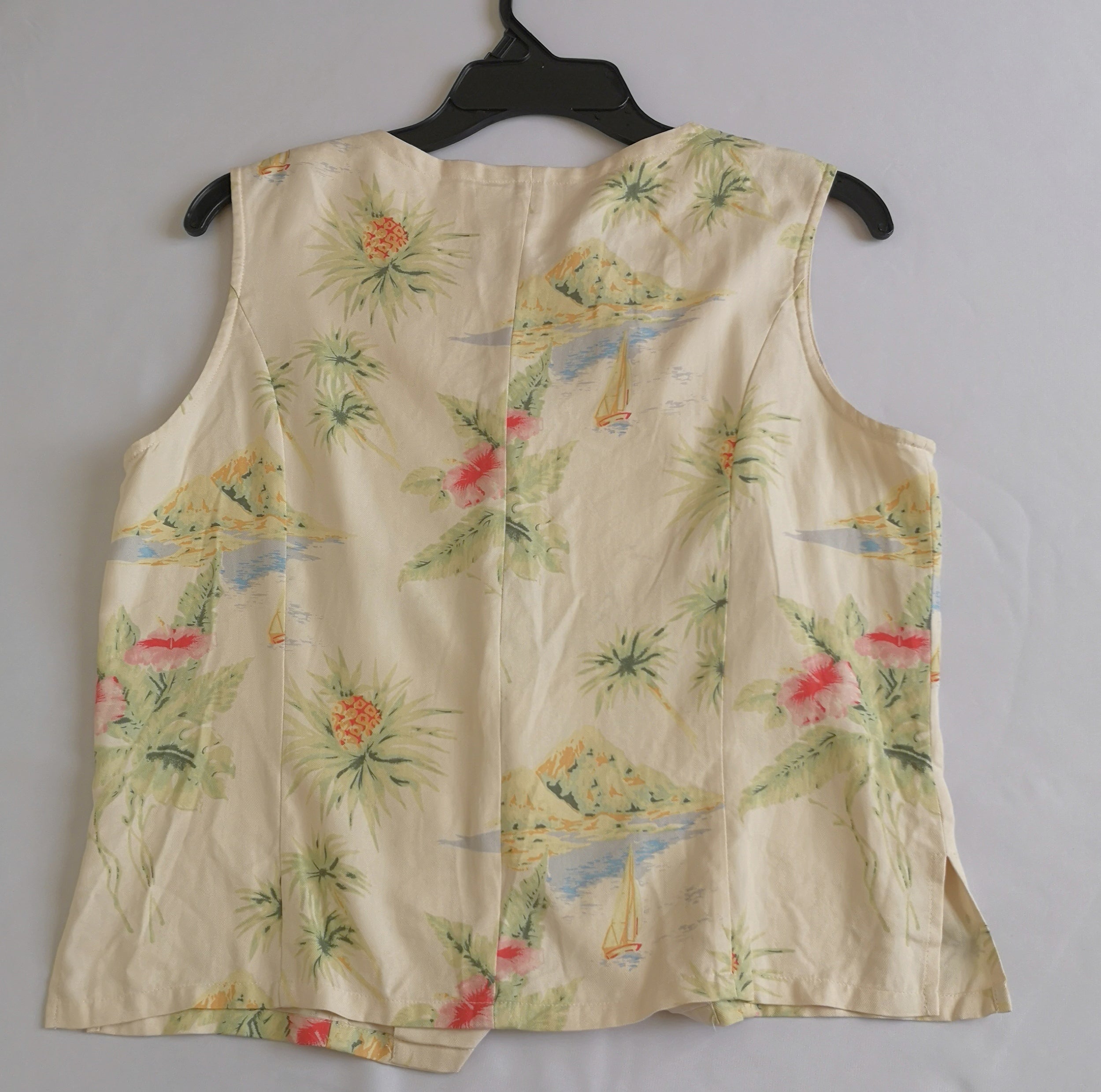 Falda midi con bolsas y blusa de seda