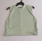 Blusa cuello cerrado con pantalón lino