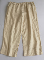 Pantalón de lino con blusa corta ⚓