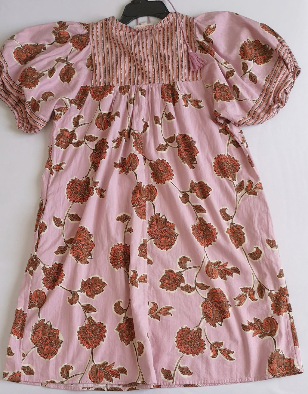 Vestido holgado de algodón