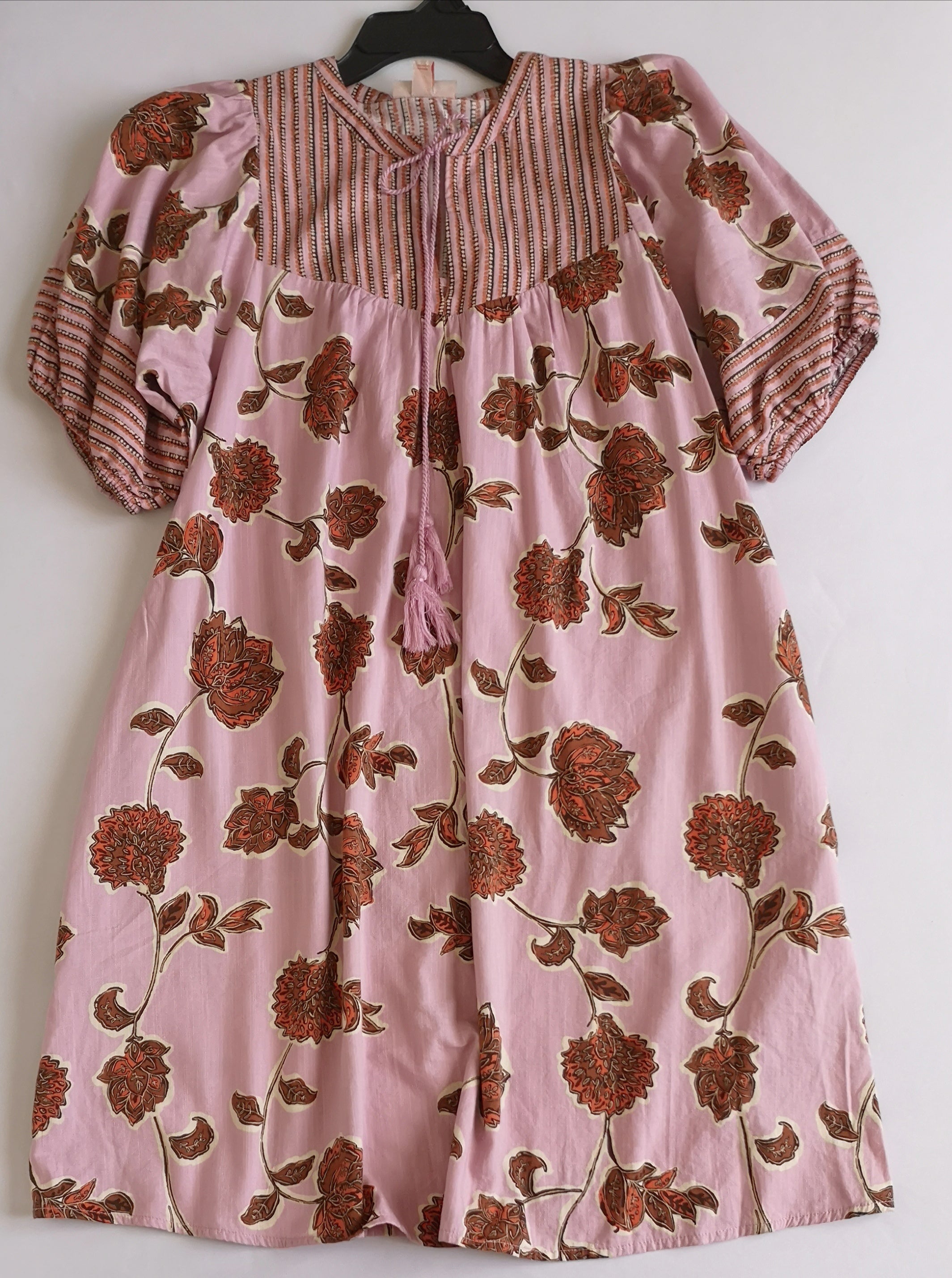 Vestido holgado de algodón