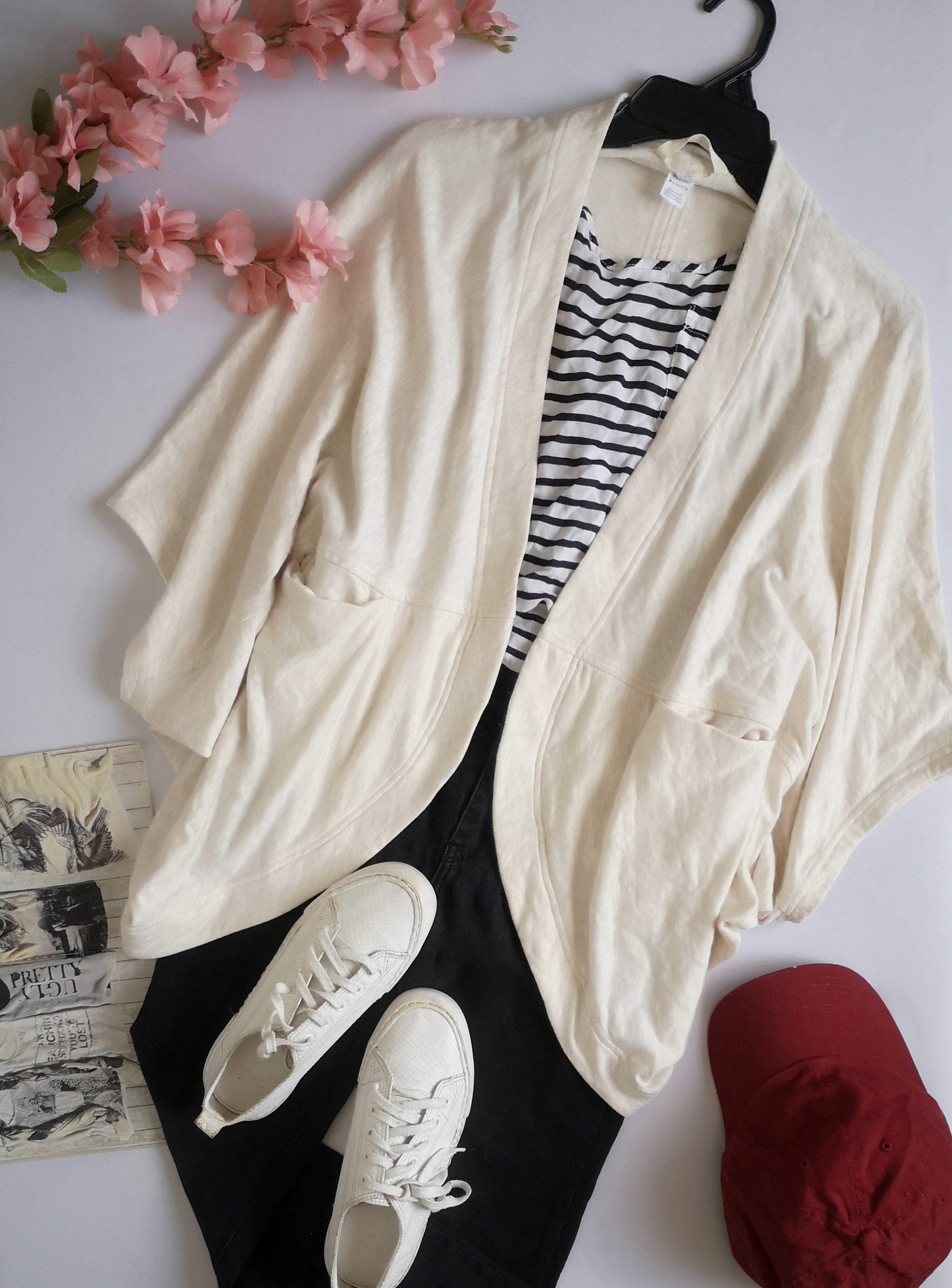 Cardigan tipo kimono