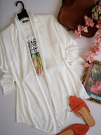 Cardigan calado