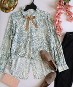 Blusa manga larga