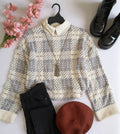Sueter cuello cerrado tipo angora