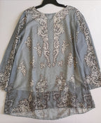 Blusa larga de chifon