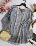 Blusa larga de chifon