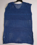 Blusa larga tejida