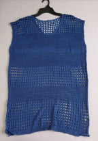 Blusa larga tejida