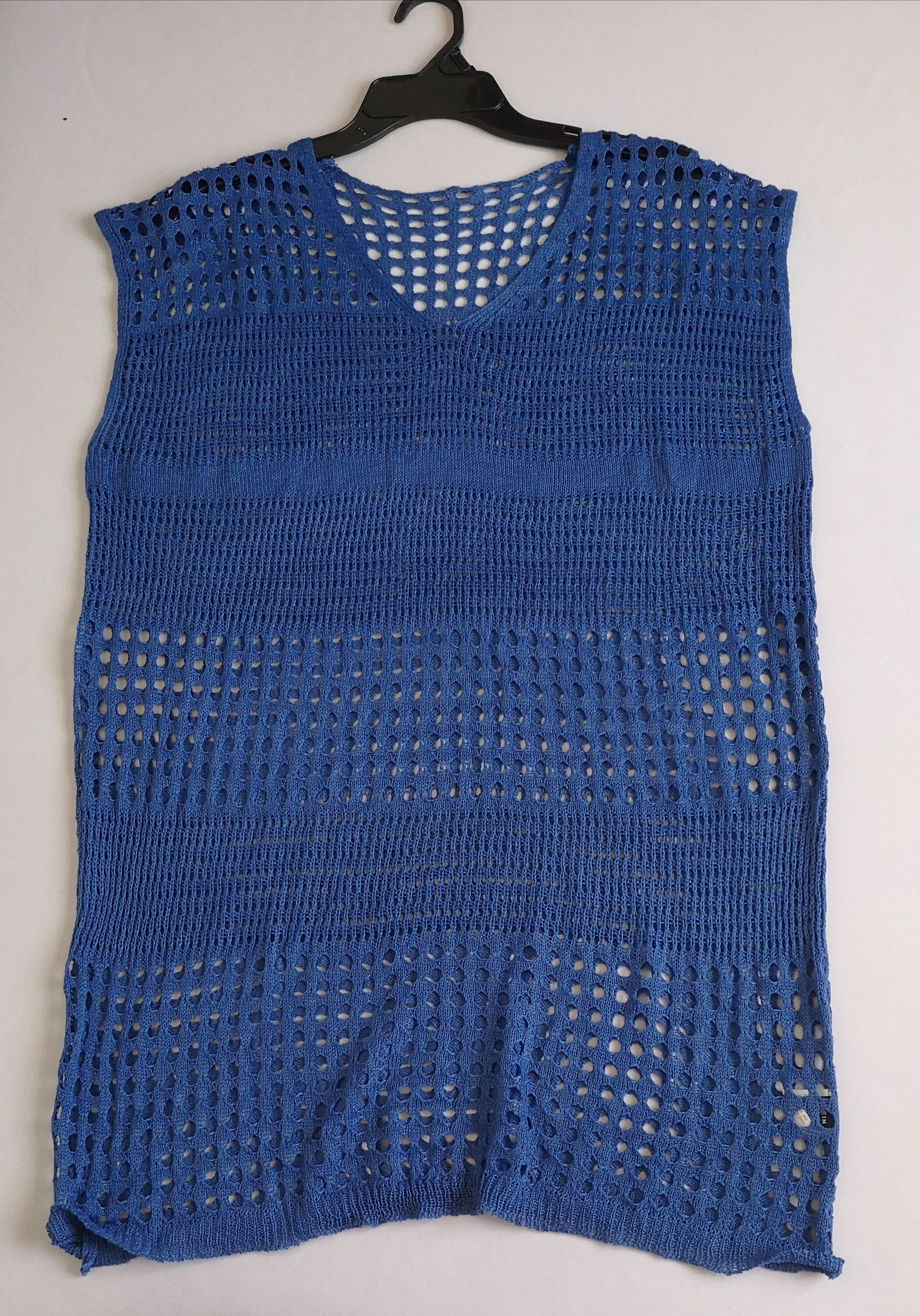 Blusa larga tejida