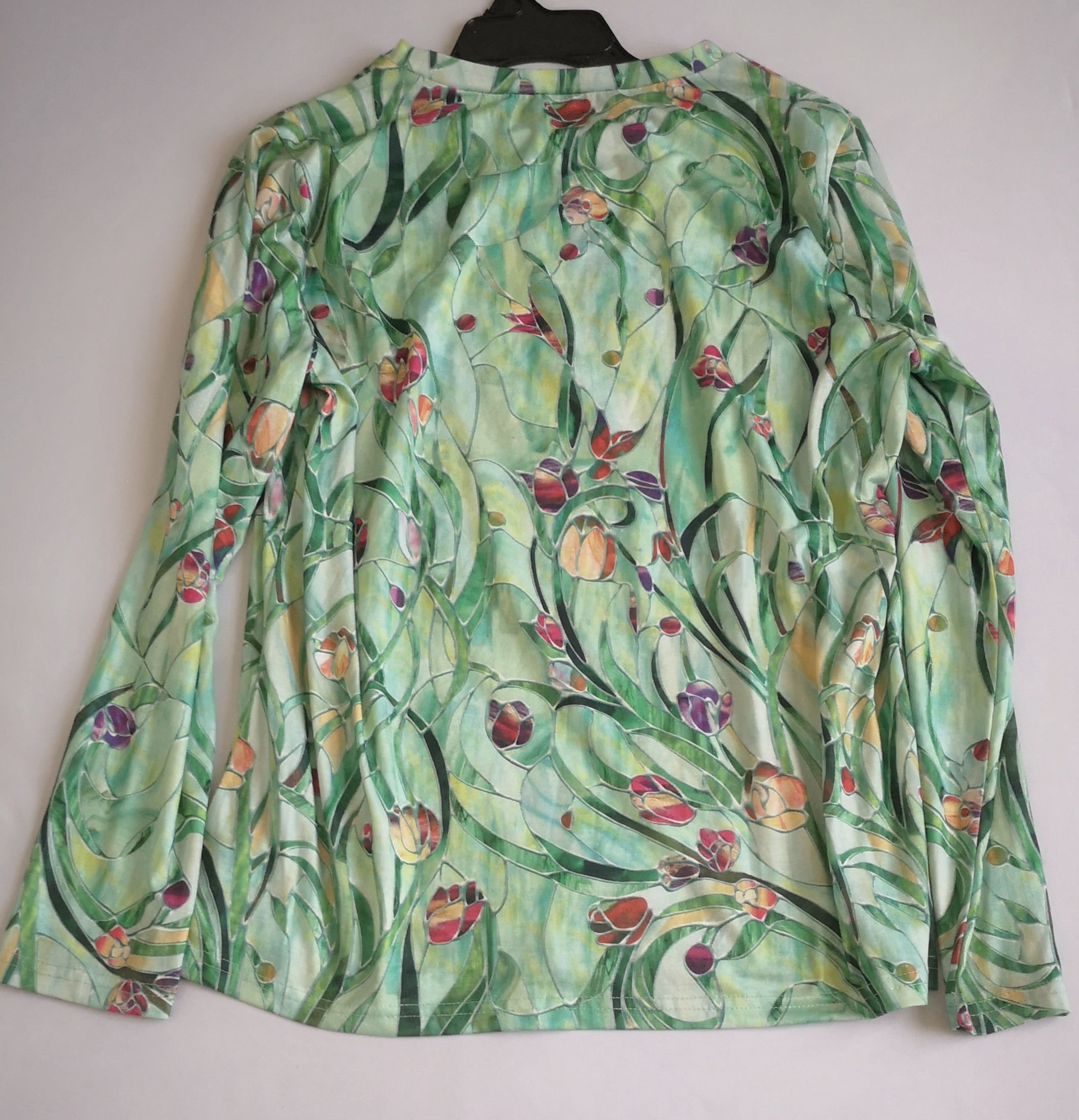 Palazzo de chifon y blusa manga larga