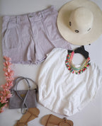 Short con bolsas y blusa ❤️