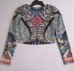 Falda bombacha con blusa crop