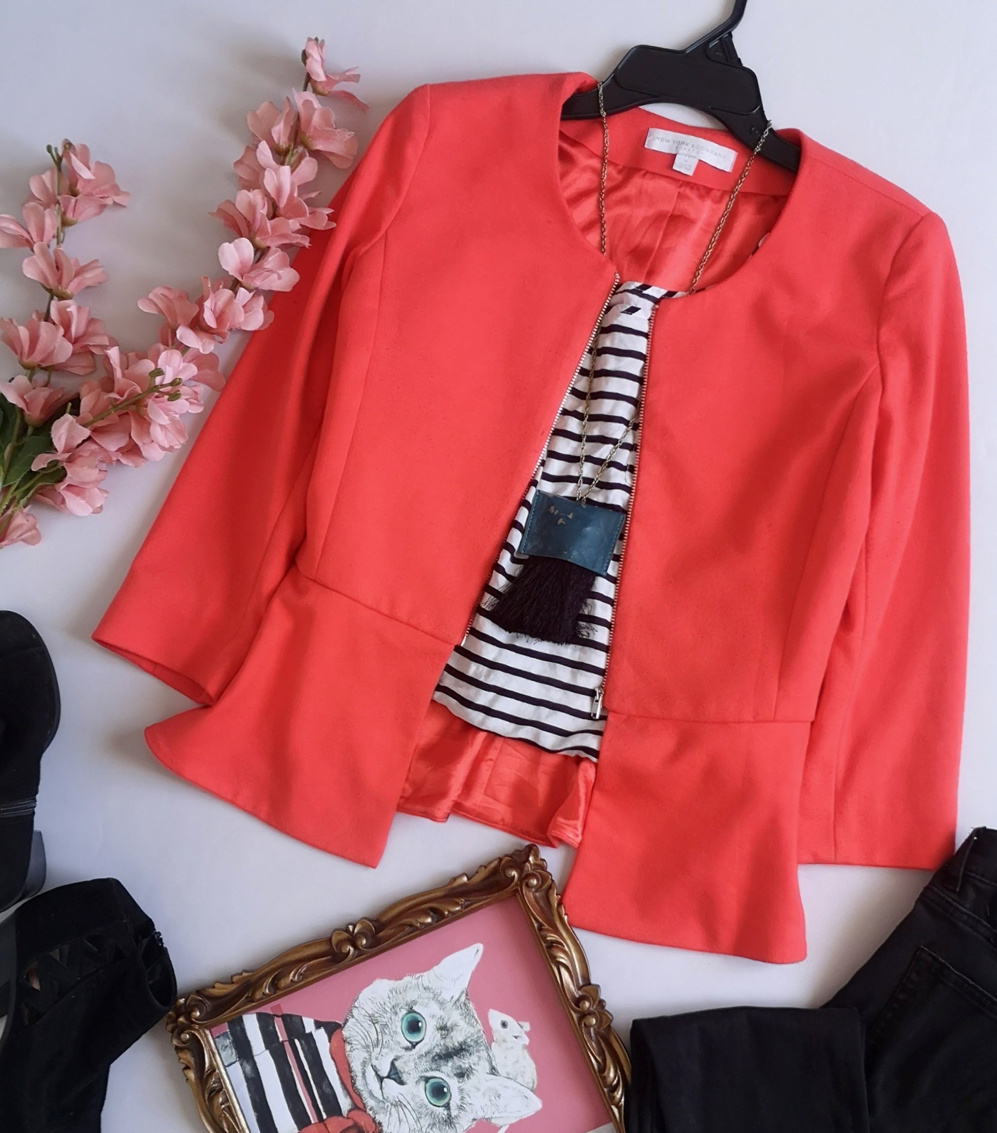 Blazer tipo peplum 💙