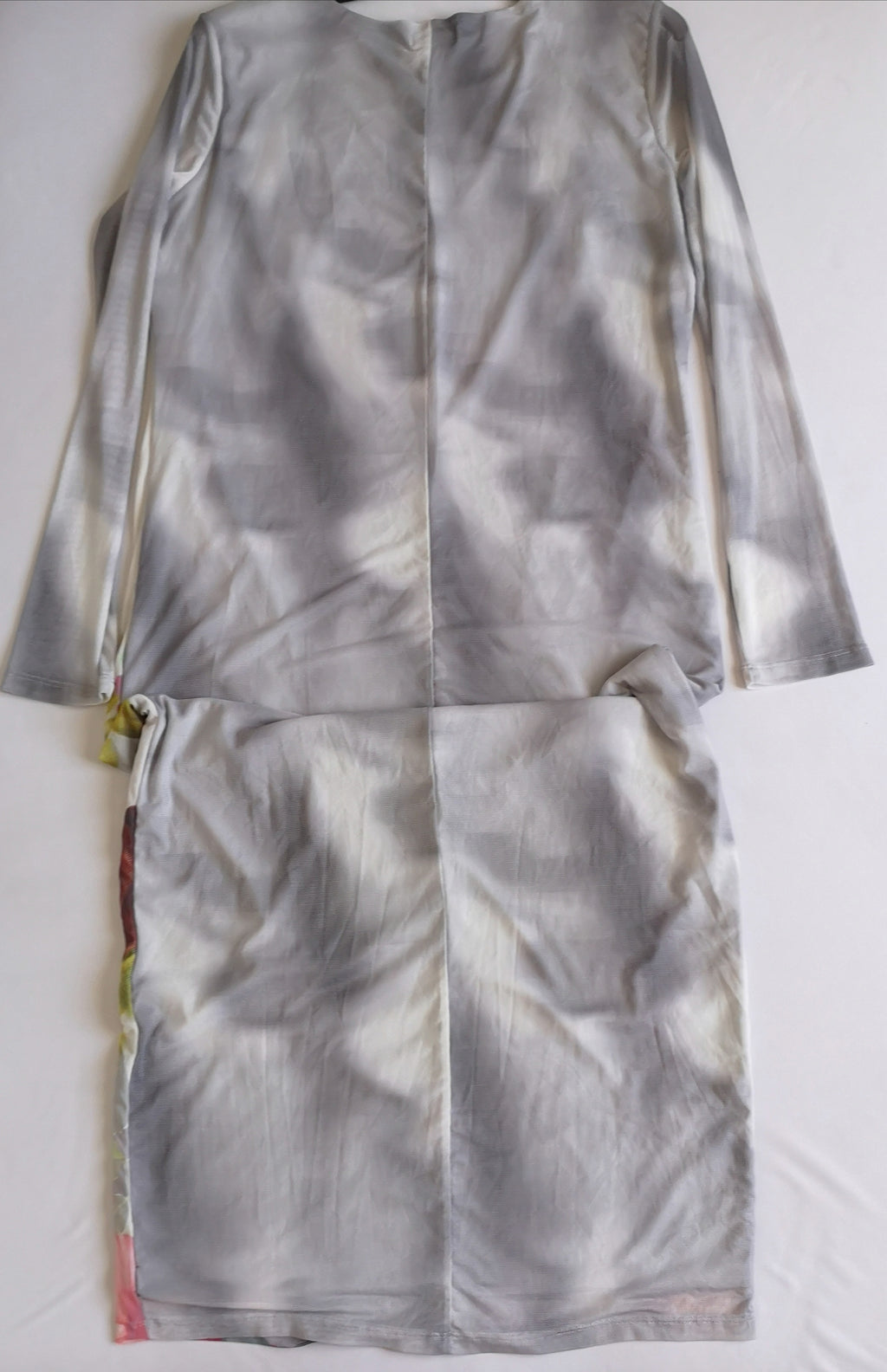 Vestido al tobillo de mesh