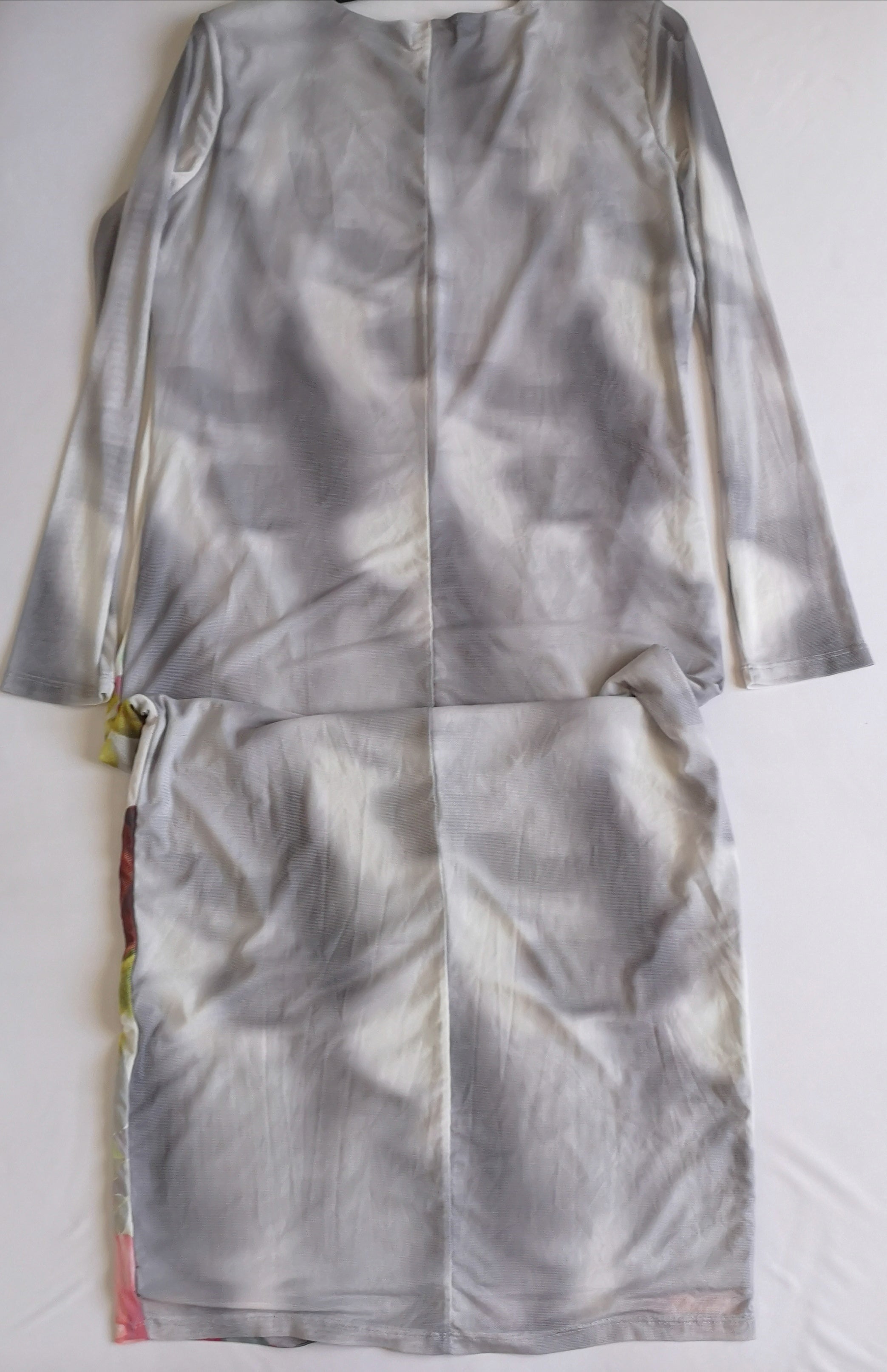 Vestido al tobillo de mesh