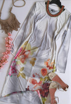 Vestido al tobillo de mesh