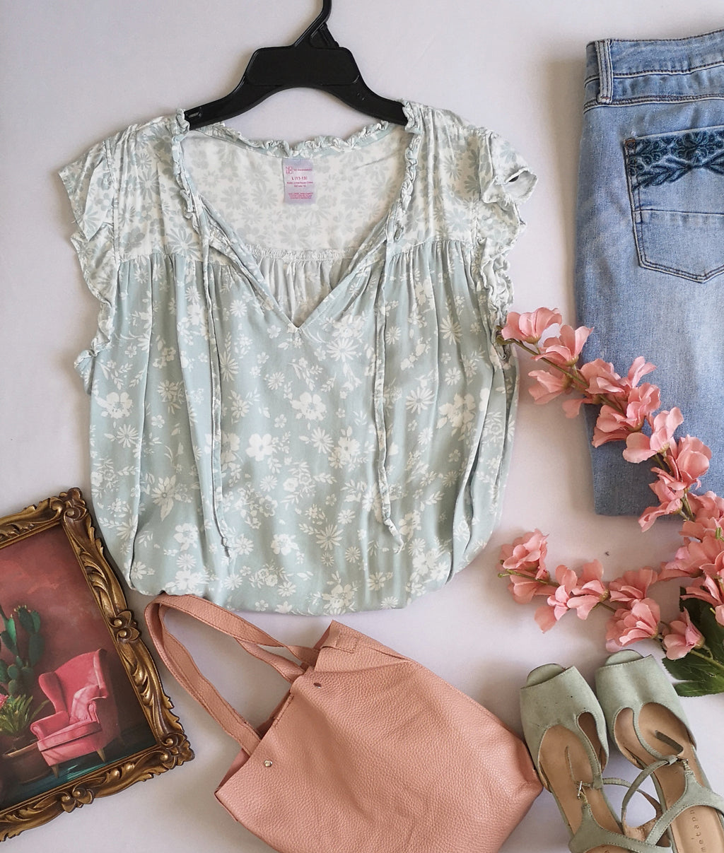 Blusa con olanes