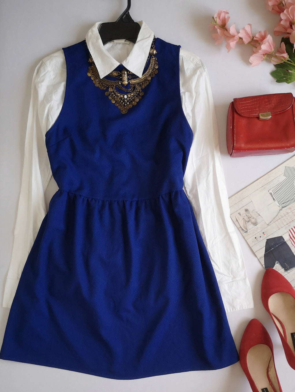 Vestido abierto de atrás