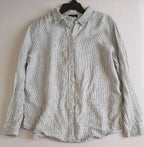 Blusa de lino con falda bordada