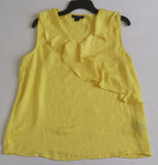 Blusa tipo seda con palazzo semiformal
