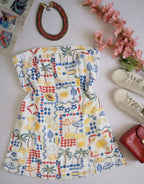 Vestido strapless con bolsas a los lados ⚓