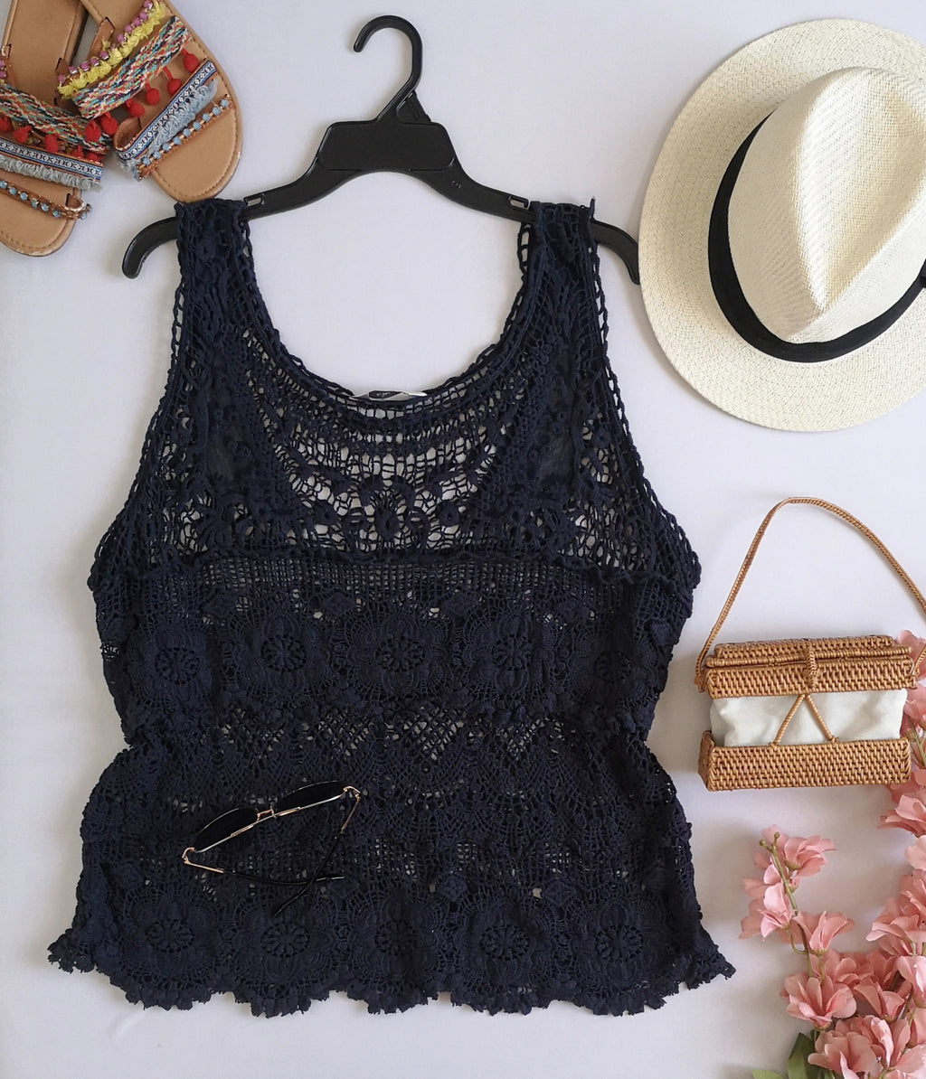 Blusa de encaje