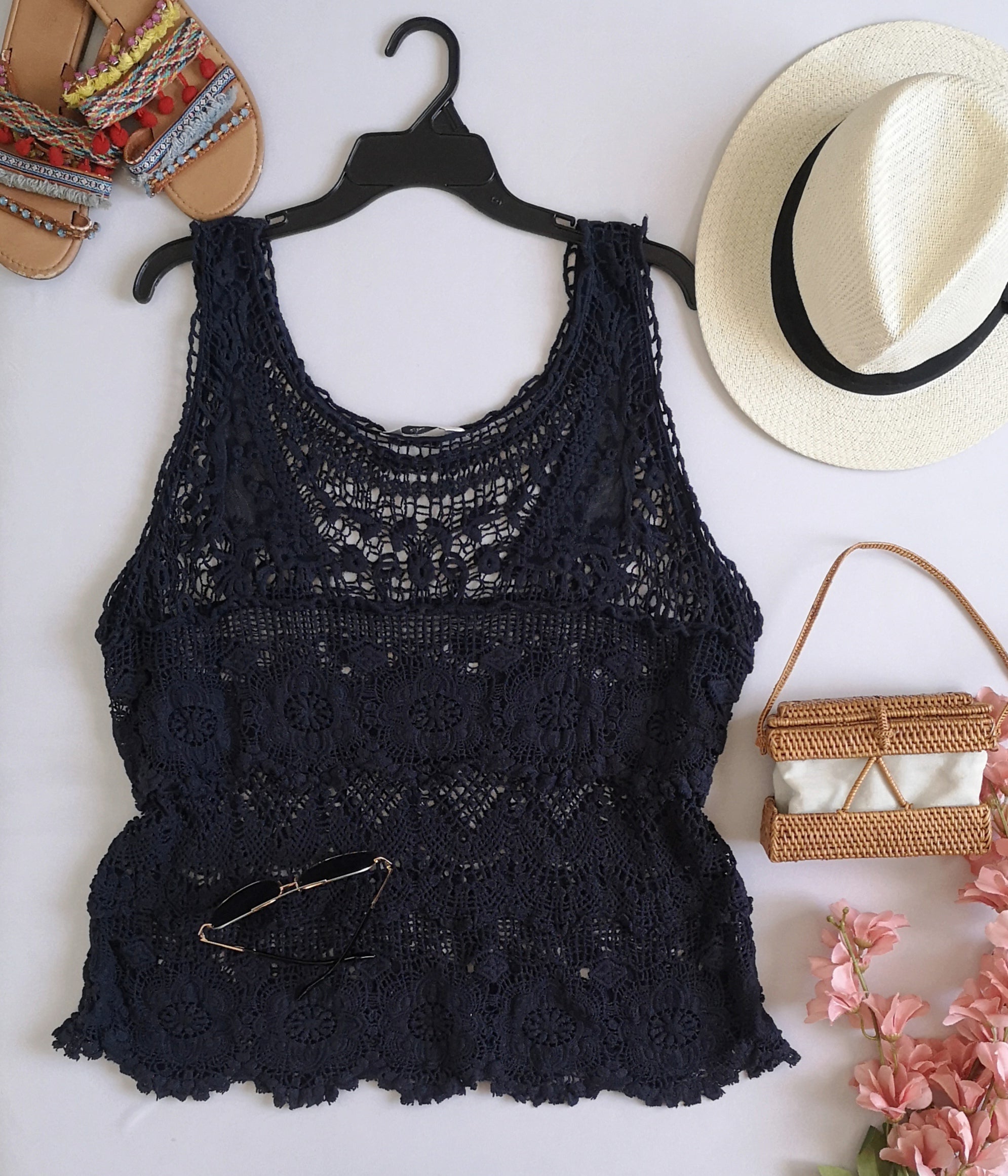 Blusa de encaje