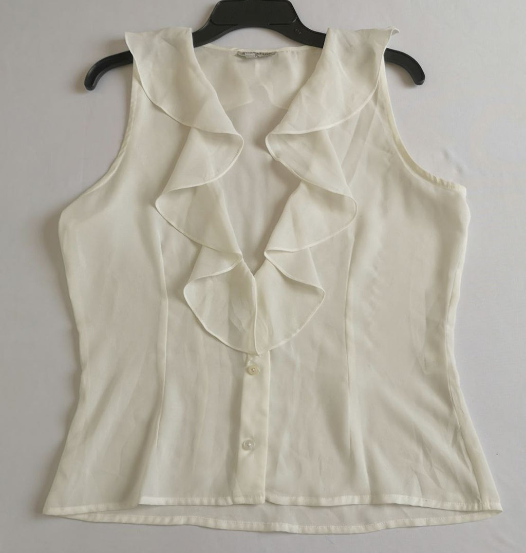 Blusa de chifon con cardigan 💙